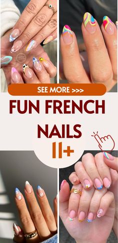Best 11+ fun french nails you must try this year