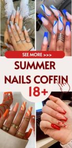 Best 18+ summer nails coffin you must try this year