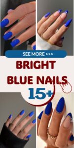 Best 15+ bright blue nails you must try this year