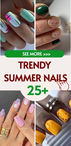 2025’s Trendy Summer Nails: Almond, Square & Bright Ideas for All Skin Tones