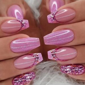 Best 18+ purple and pink nails you must try this year