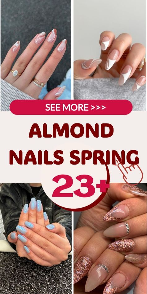 Best 23+ almond nails spring you must try this year