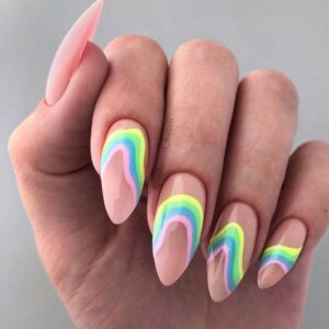Best 19+ colourful acrylic nails you must try this year