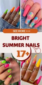 Best 17+ bright summer nails you must try this year