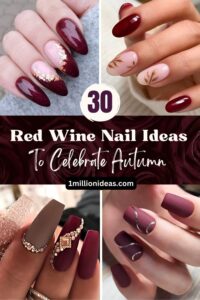 Best 21+ Fall Red Nail Color you must try this year