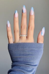 Best 12+ pastel blue nails you must try this year