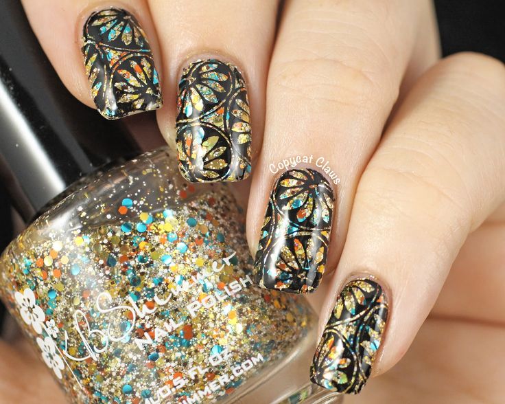 Best 28+ Stamping Technique Fall Nails you must try this year