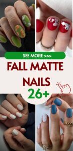 Fall Matte Nails 27 Ideas: Embrace the Elegance of the Season