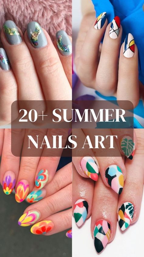 Best 20+ summer nails art you must try this year