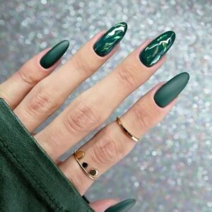Best 30+ Fall Green Nail Color you must try this year