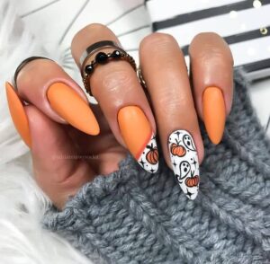 Best 29+ pumpkin nails designs you must try this year