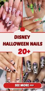 Best 10+ disney halloween nails you must try this year