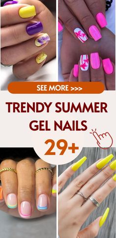 Summer Gel Nails: Bright Colors and Creative Designs for 2025 Trends