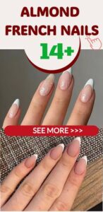 Best 14+ almond french nails you must try this year