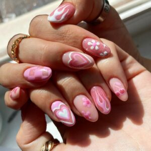 Best 18+ pink nails art you must try this year