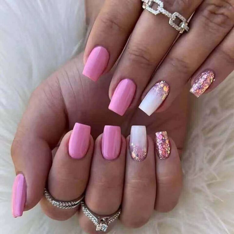 Best 10+ pink short nails acrylic you must try this year