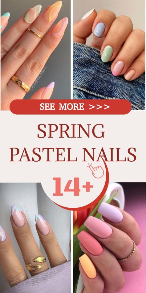 Best 14+ spring pastel nails you must try this year