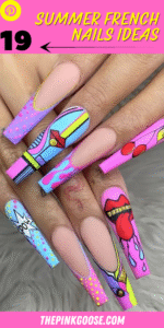 Summer French Nails: 19 Ideas