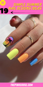 Simple Summer Nail Designs: 19 Ideas