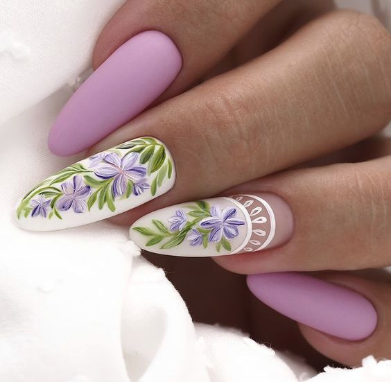 20 Latest Spring Nail Flower 2026 Trends: Cute Floral Patterns, French Tips, and More
