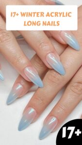 Winter Acrylic Long Nails 2025-2026: 17 Inspiring Ideas