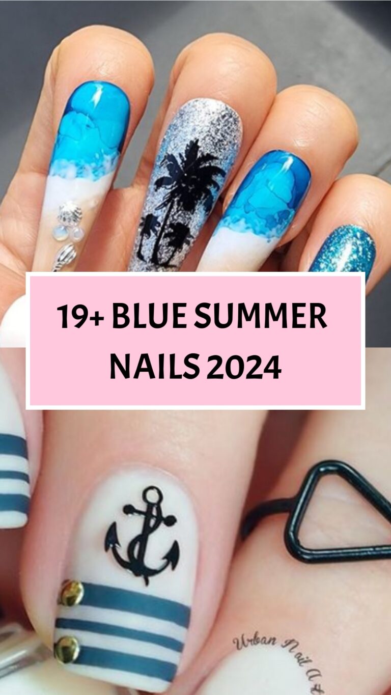 Nail Art Designs for Blue Summer Nails 2026 – 19 ideas