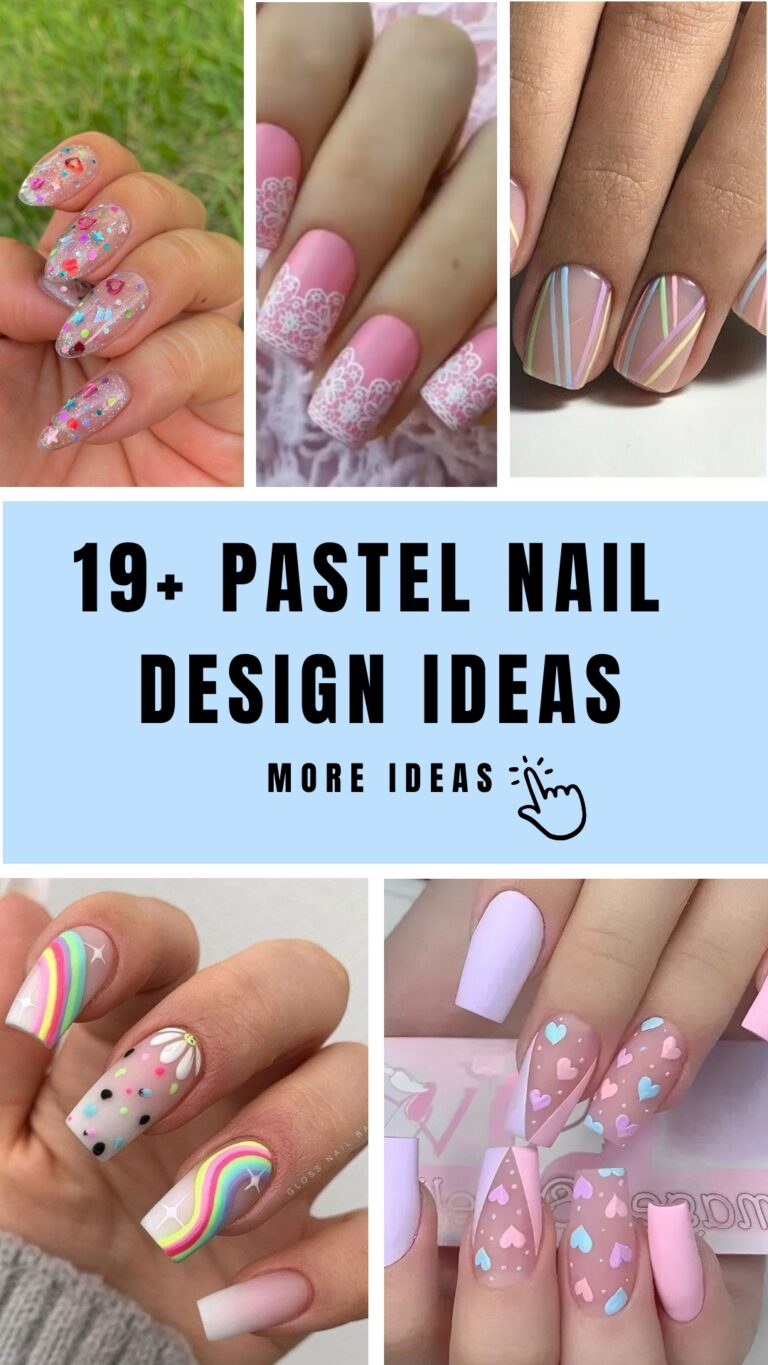 19 Delightful Pastel Nail Design Ideas