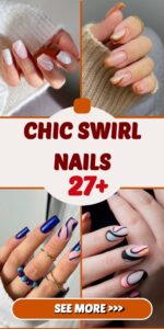 27+ Chic Swirl Nails