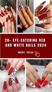 20 Eye-catching Red And White Nails For Any Special Occasion