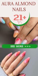 Best 21+ aura almond nails you must try this year