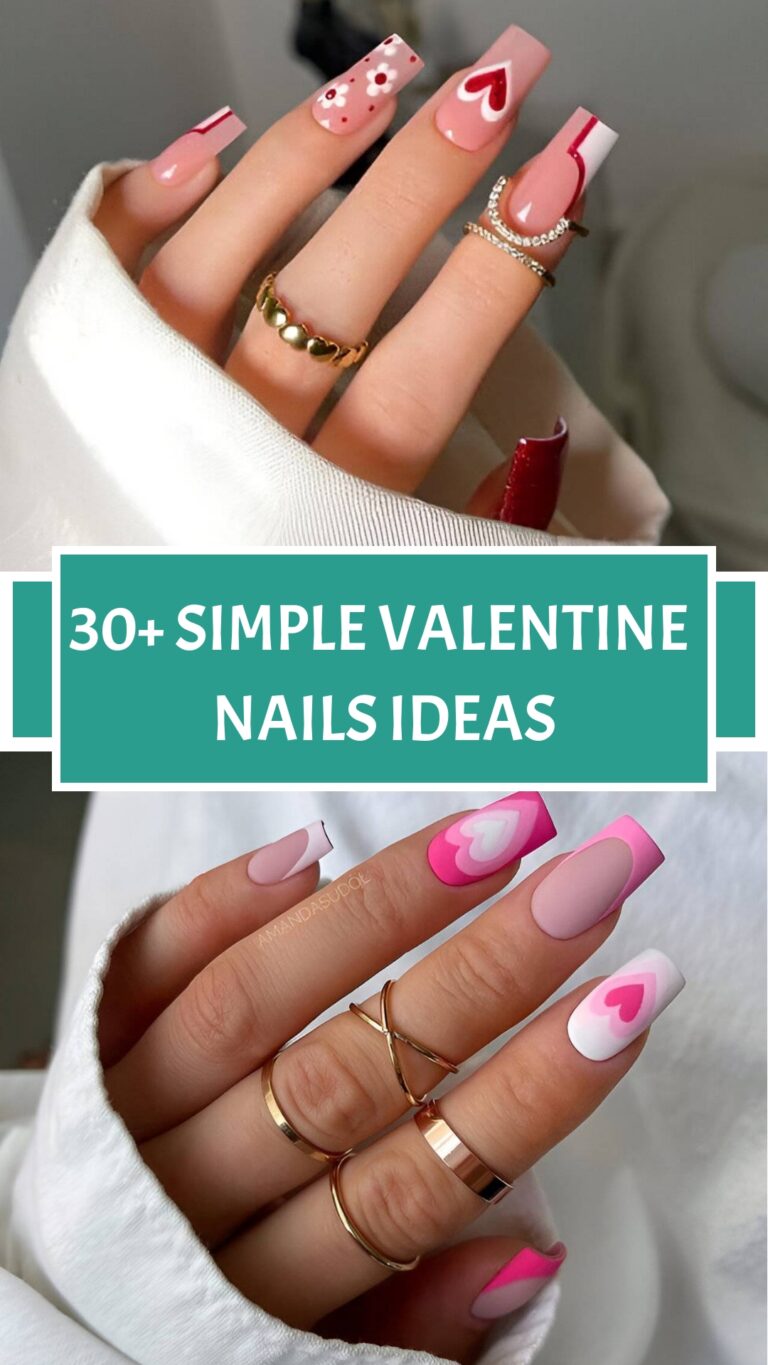 30 Simple Yet Gorgeous Heart Nail Ideas