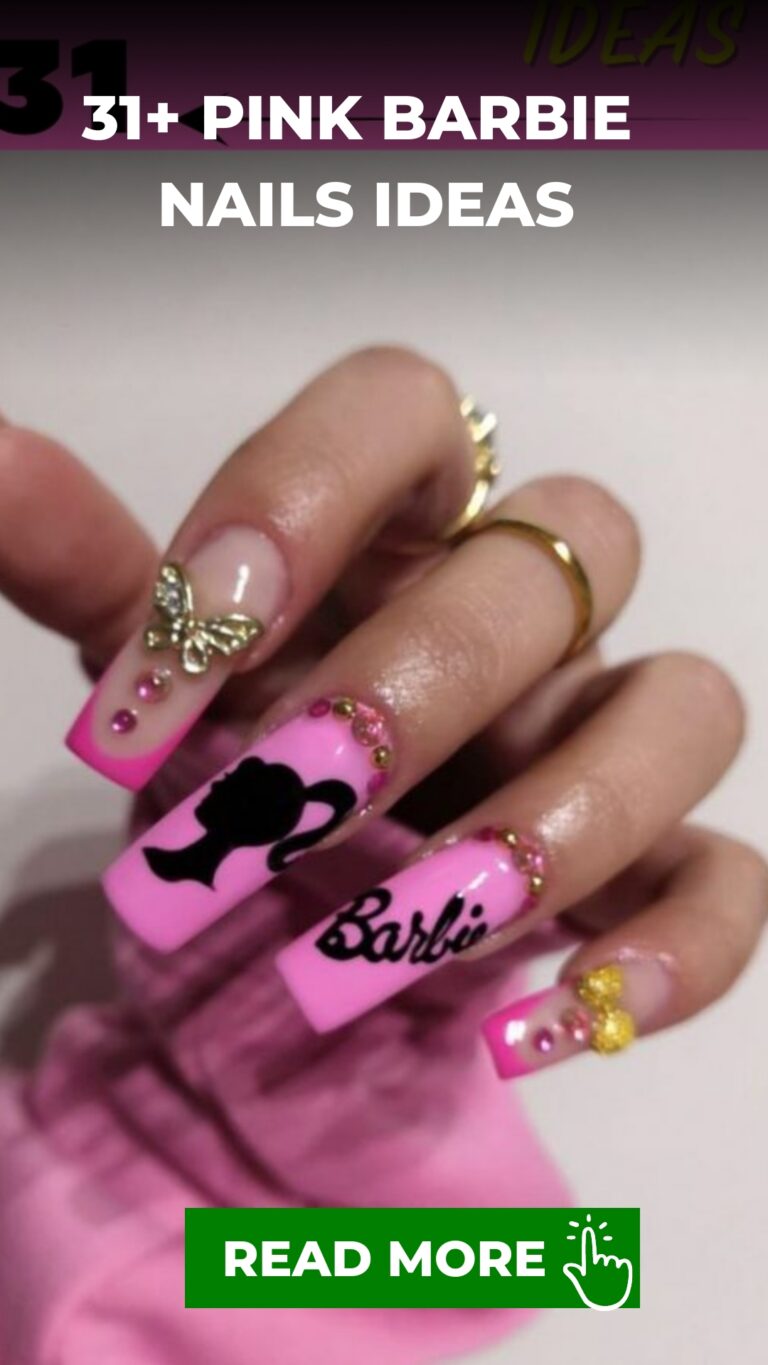 Barbie Pink Glam: Rock the Hottest Pink Shades with Short and Long Acrylic Nails and Design Ideas
