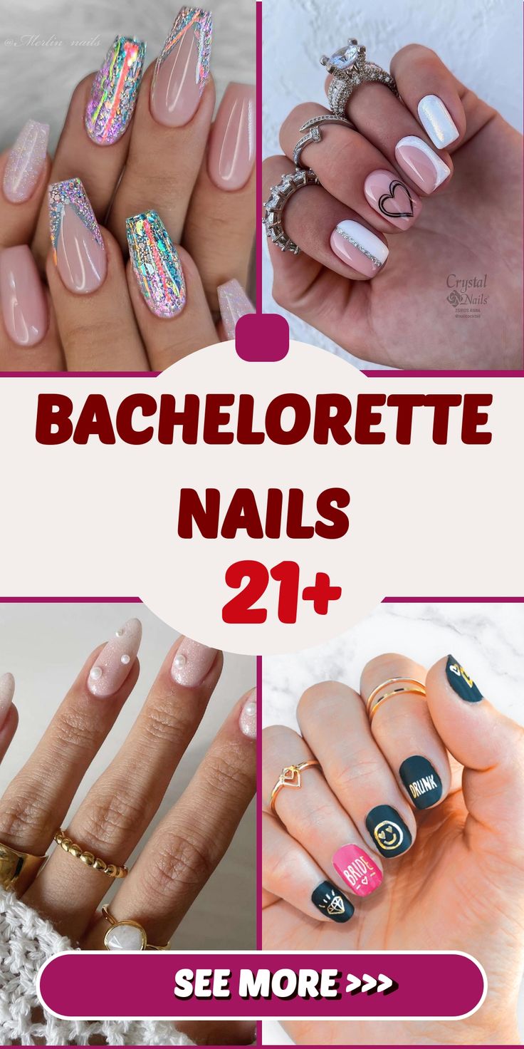 Best 21+ bachelorette nails the bride you must try this year