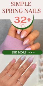 32+ Simple & Cute Spring Nails With A Fresh Vibe