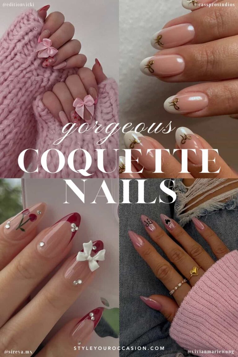 24+ Prettiest Coquette Nails For The Girliest Girls