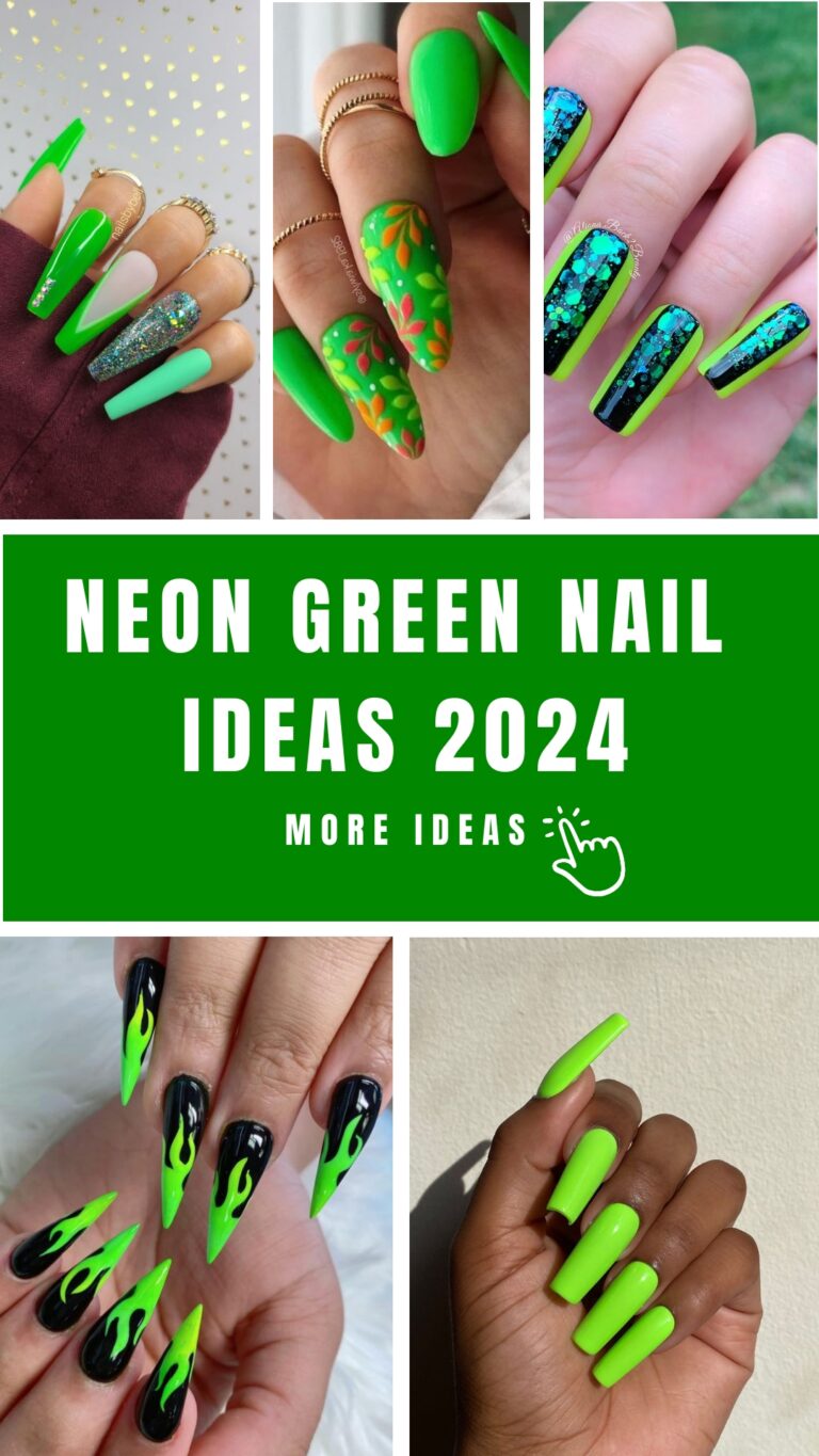 19 Electric Neon Green Nail Ideas for a Bold Statement