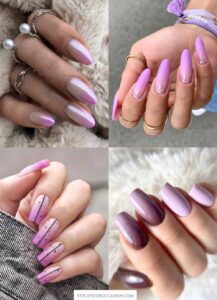 21+ *Stunning* Purple Ombre Nails To Copy