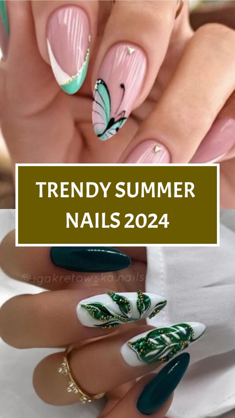 Summer Acrylic Nails Almond: 15 Ideas