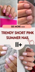 11+ Trendy Short Pink Nail Designs to Try in 2026