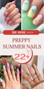 Best 22+ preppy summer nails you must try this year