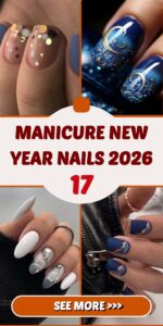 Manicure New Year Nails 2026: 17 Glamorous Ideas