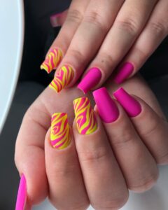 Best 20+ yellow and pink nails you must try this year